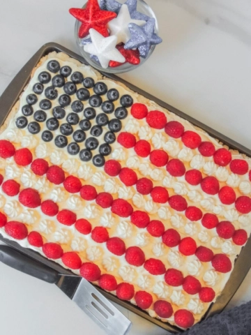 American Flag Sugar Cookie Fruit Pizza-Cover Image