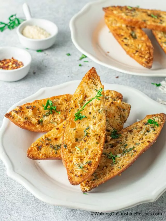 Air Fryer Garlic Bread Recipe
