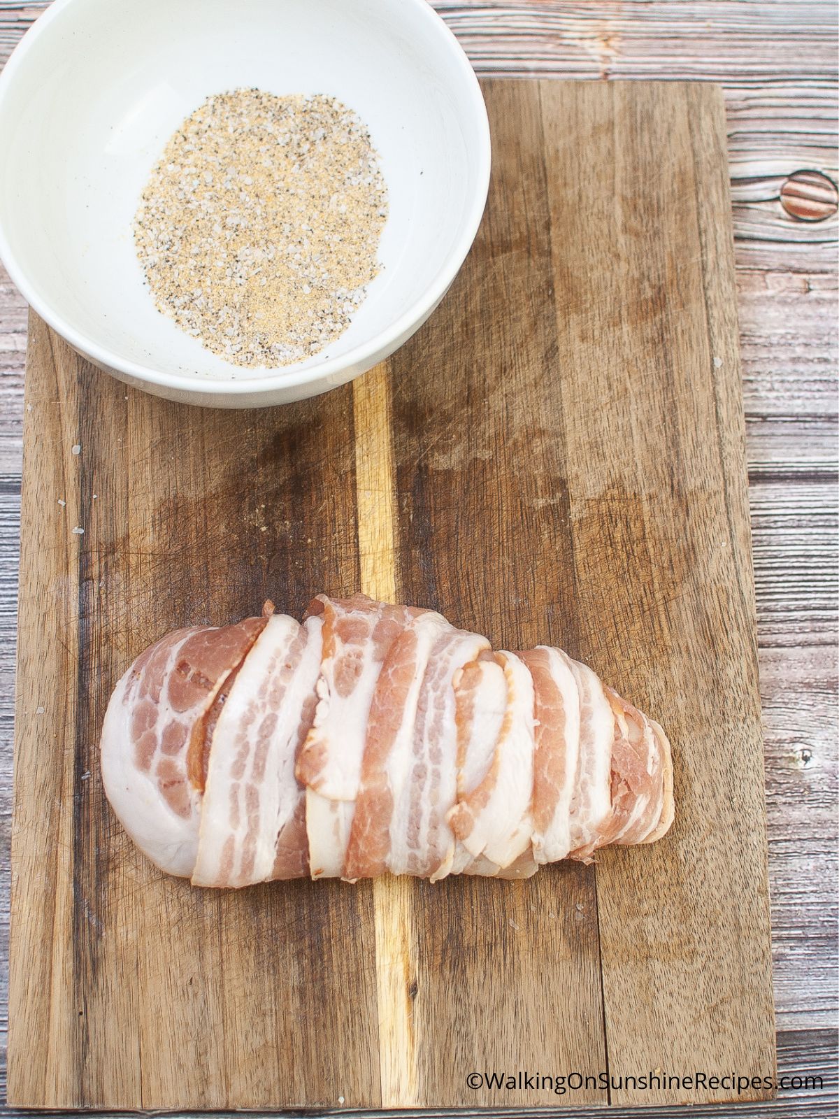 air fryer chicken breast wrapped in bacon.