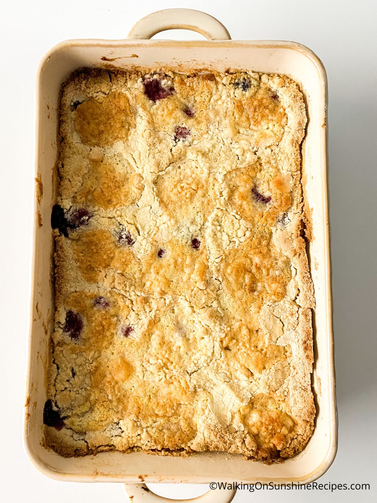 Baked Berry Dump Cake.