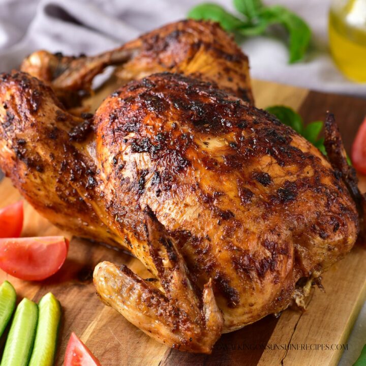 Dutch Oven Whole Chicken - Walking On Sunshine Recipes