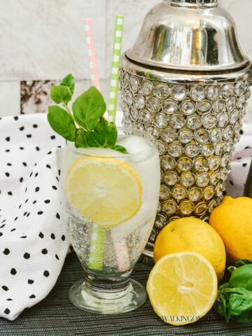 lemon seltzer water.
