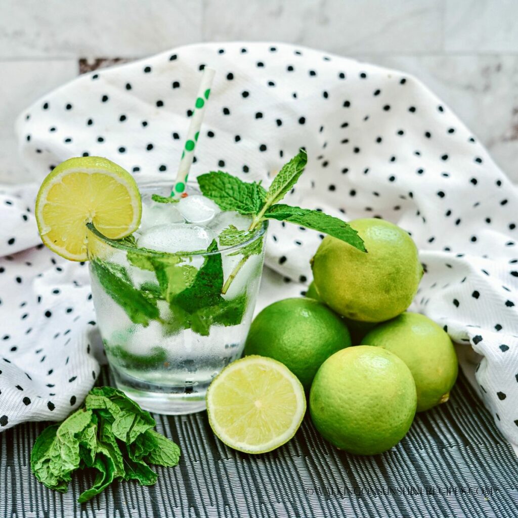 Sparkling Lime Water - Walking On Sunshine Recipes