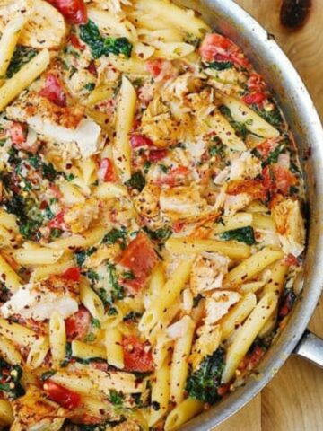 Chicken and Bacon Pasta from Julia's Album.