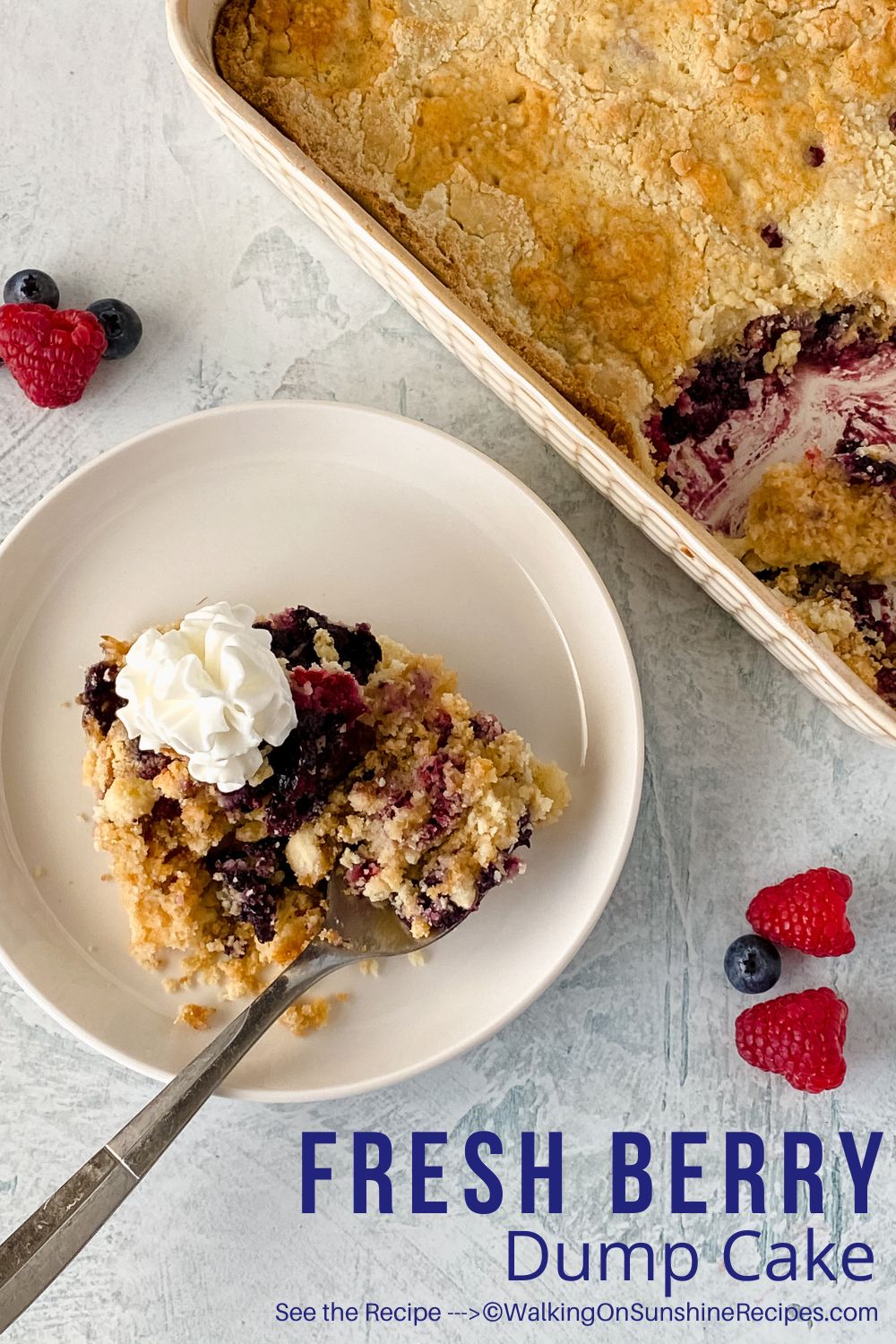 Berry Dump Cake.