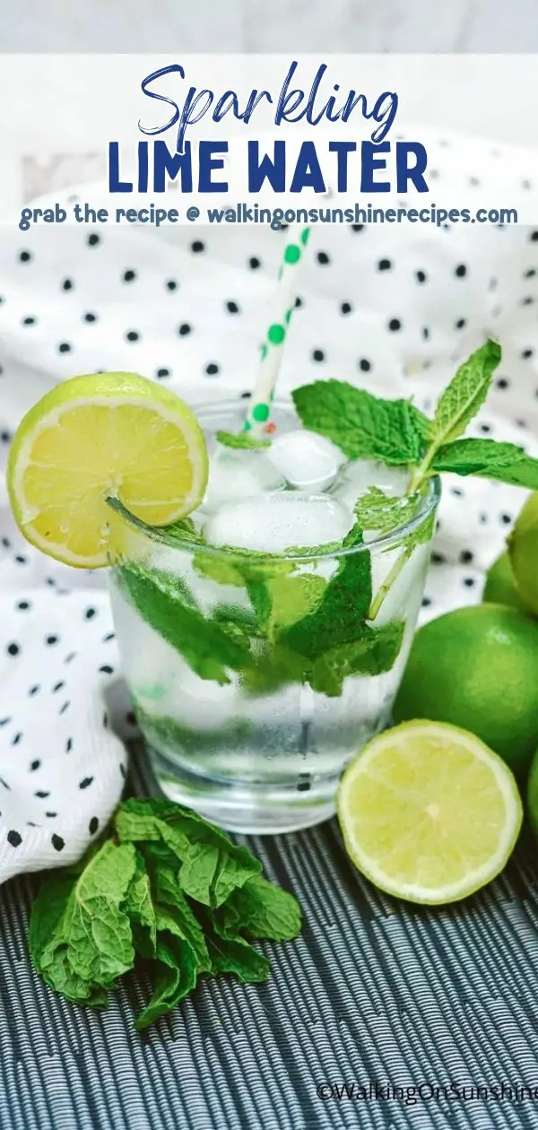 Sparkling Lime Water Pin