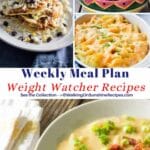 7 Weight Watcher Recipes featured for this week's meal plan.
