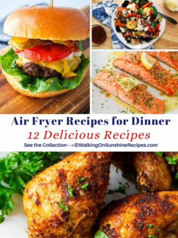 easy air fryer dinner recipes.
