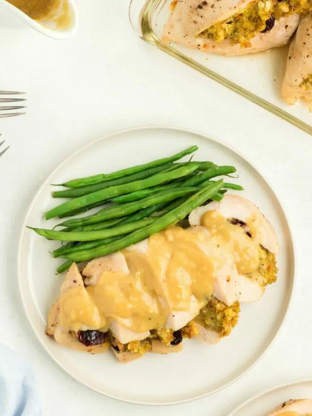 Stuffed Chicken Breast with Stuffing