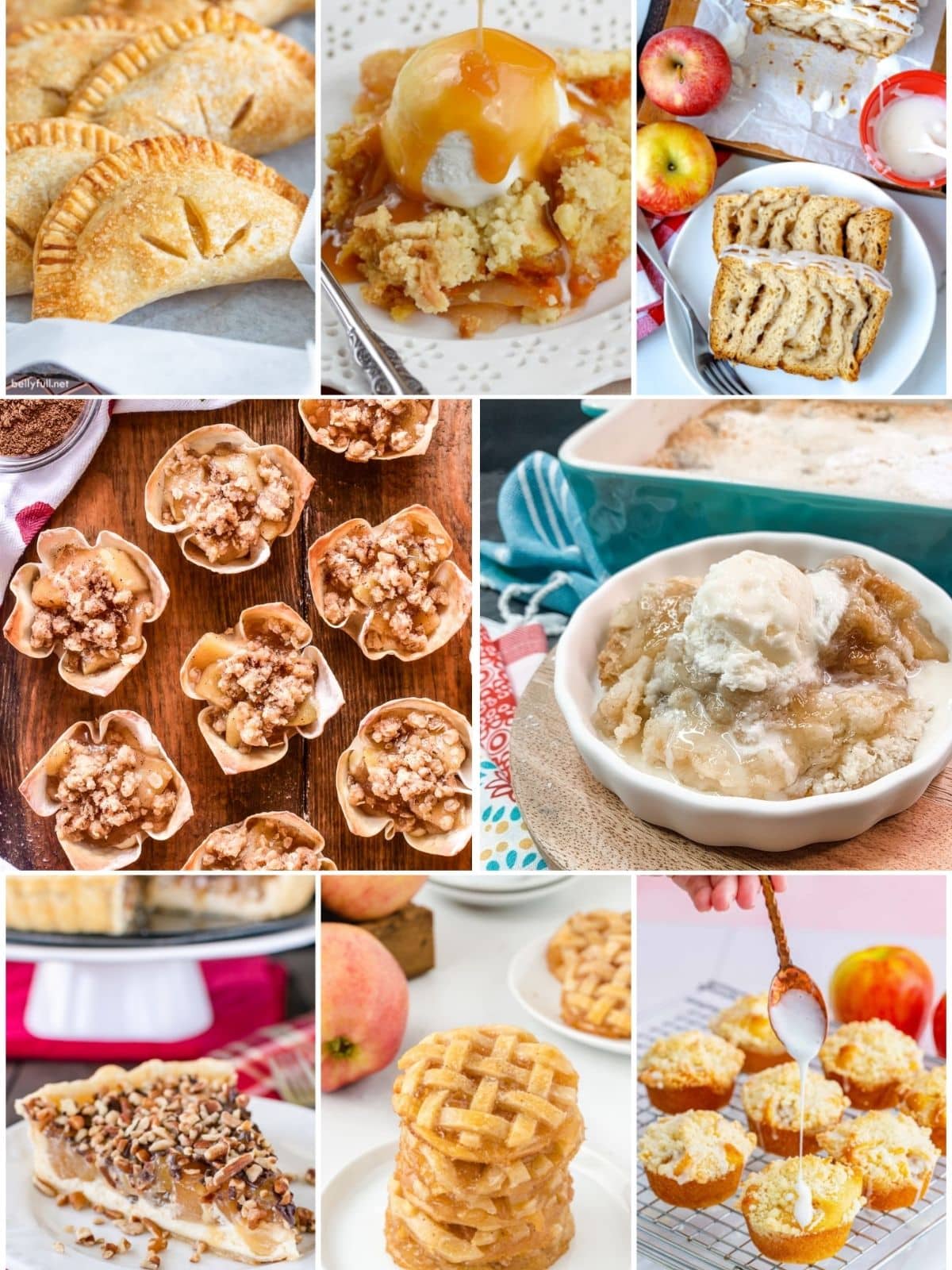 8 apple desserts that all use canned apple pie filling.