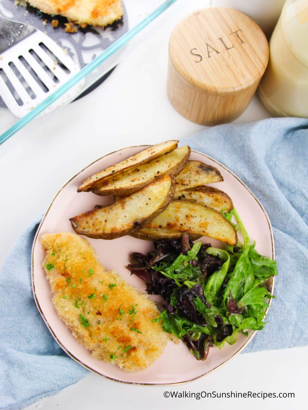 chicken cutlets with mayonnaise.