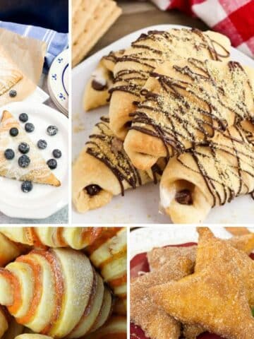 Hero photo desserts with crescent rolls.