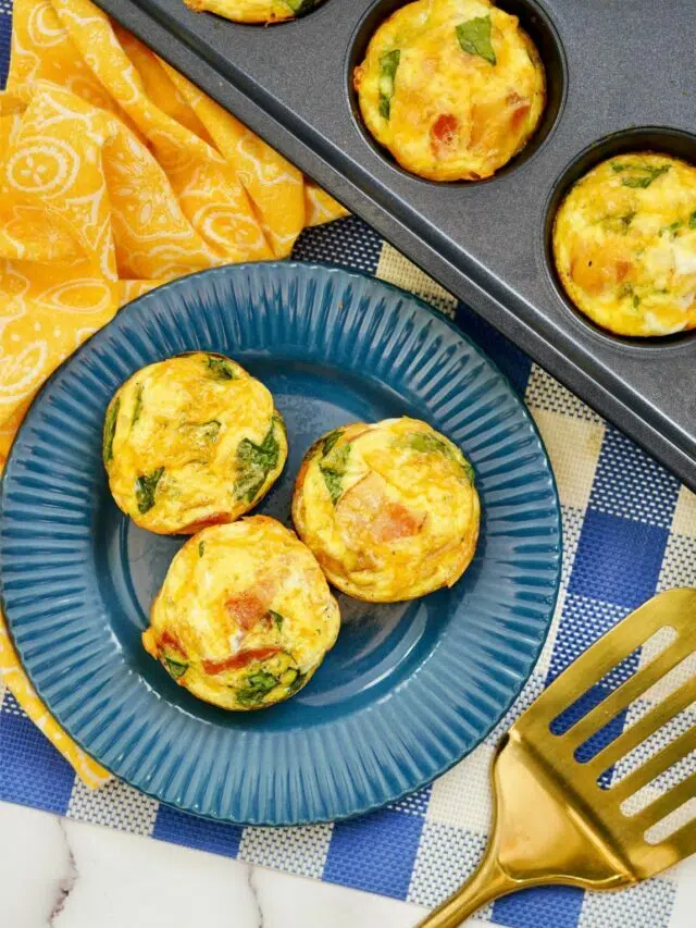 Scrambled Egg Muffins with Bacon and Cheese Story