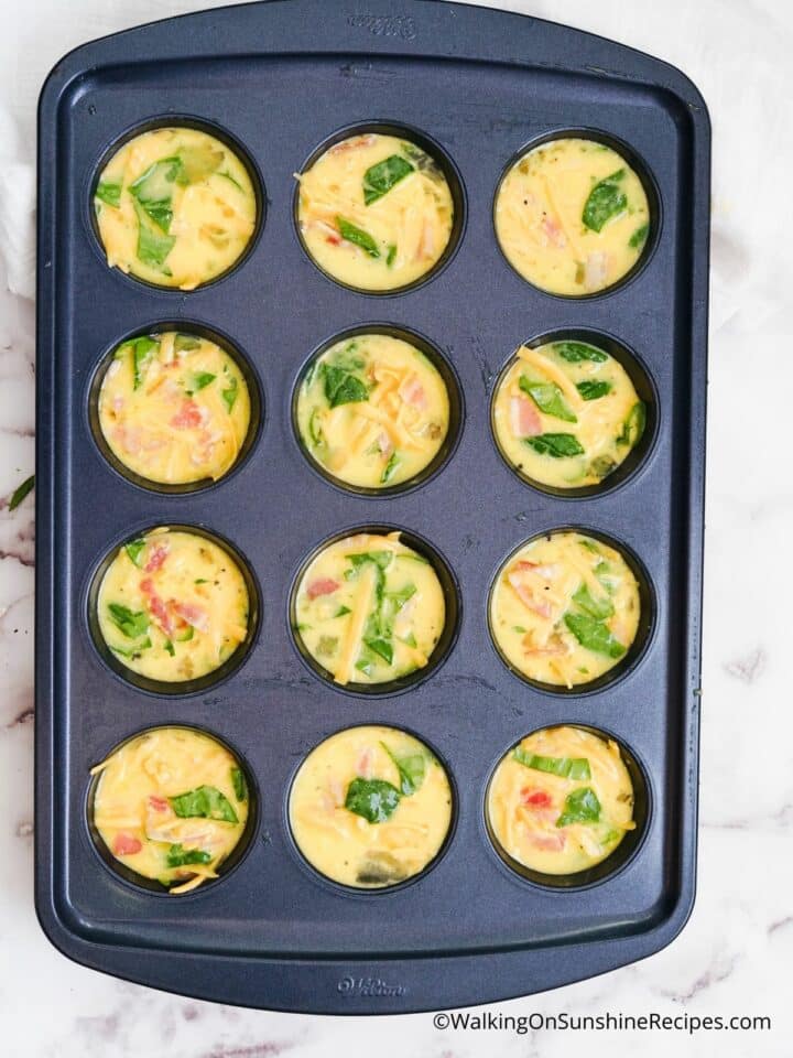 Scrambled Egg Muffins | Walking on Sunshine Recipes