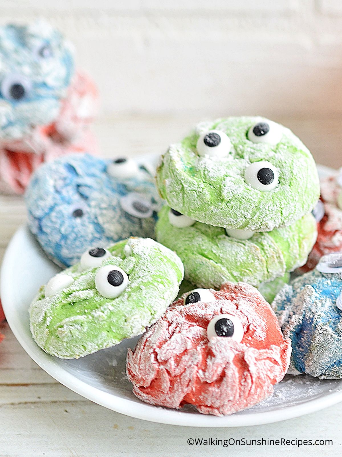 Halloween Monster Cookies.