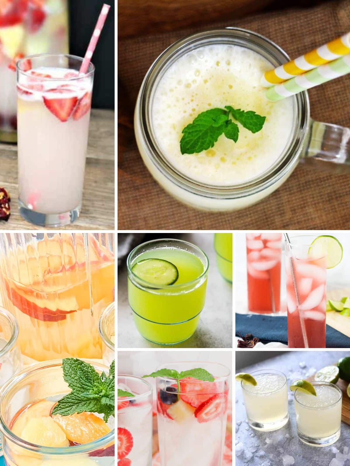 12 infused drink recipes with coconut water.