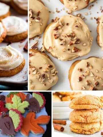 A collection of Thanksgiving Cookie Recipes.