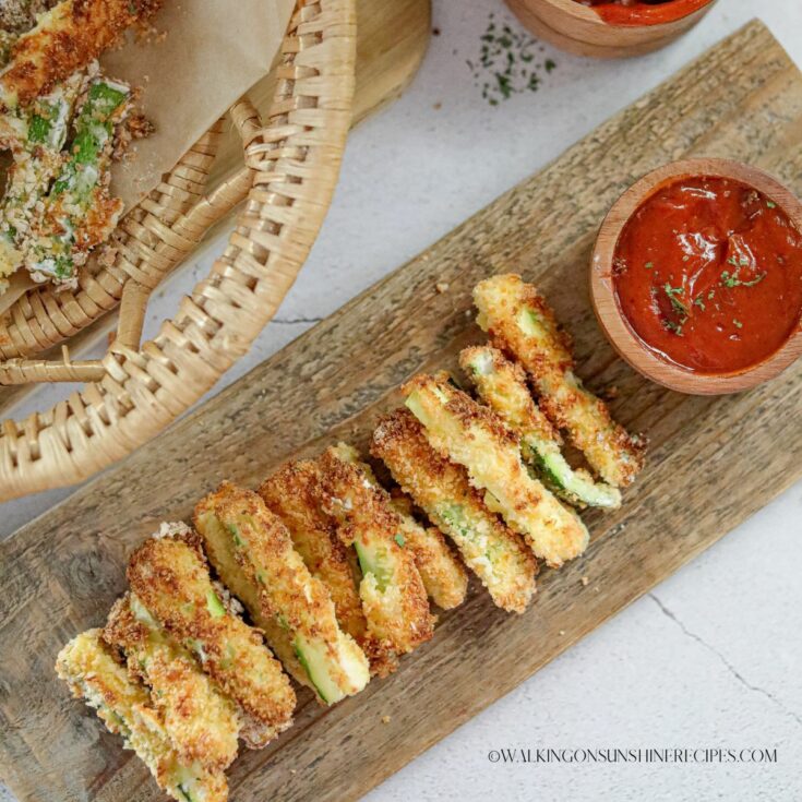 Air Fryer Zucchini Sticks