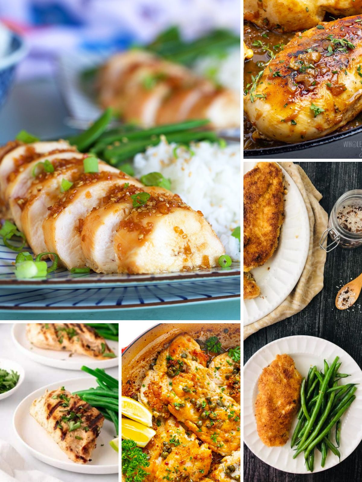 A collection of healthy chicken cutlet recipes.
