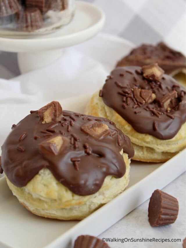 Puff Pastry with Chocolate Filling - Walking On Sunshine Recipes