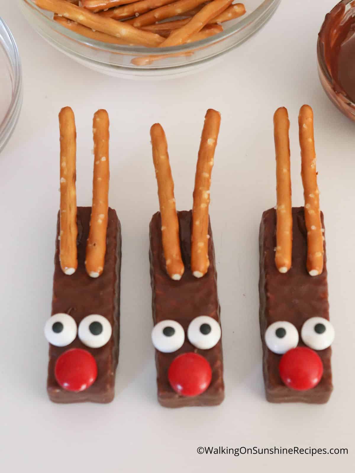 Little Debbie Reindeer Cookies.