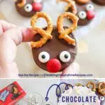 Chocolate Reindeer Cookies.