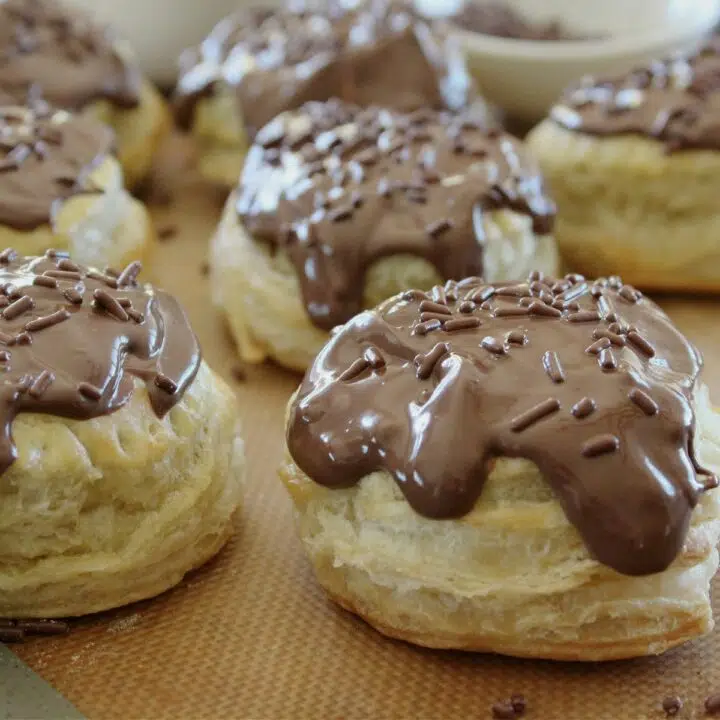 Puff Pastry with Chocolate Filling