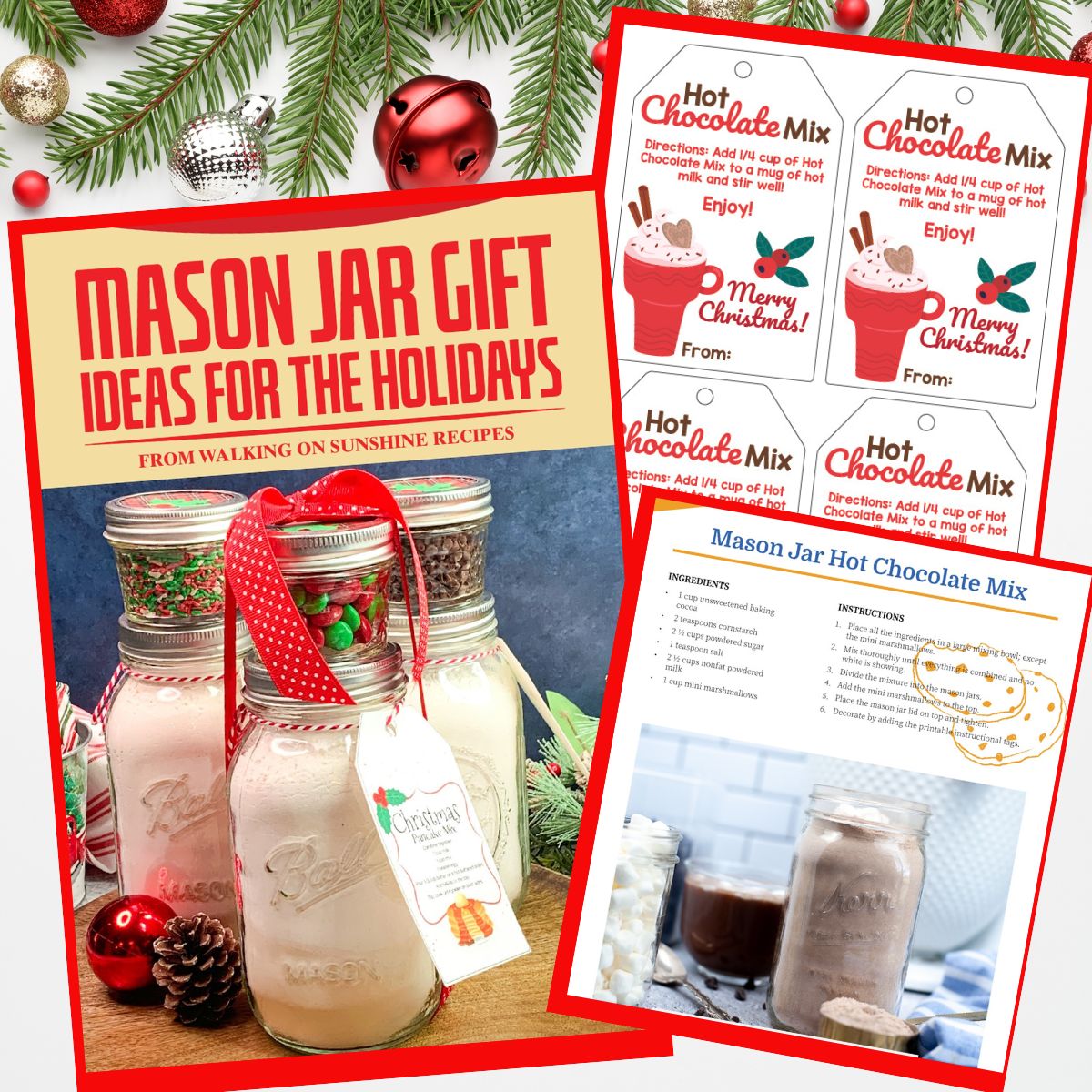Mason Jar Gift Ideas Ebook promo.
