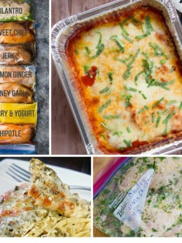 7 different make ahead meal plans.