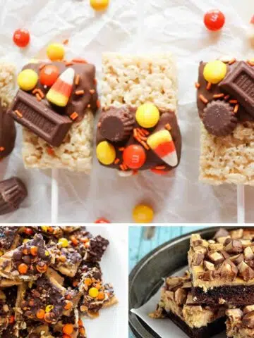 desserts using leftover halloween candy.