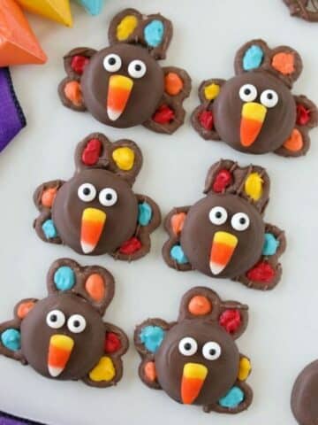 oreo turkeys thanksgiving snack recipes.