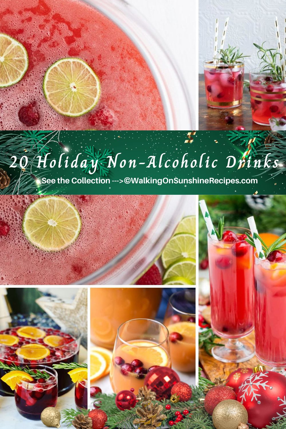 Non-Alcoholic Cocktail Recipes perfect for the Holidays!
