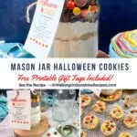 Halloween Mason Jar Cookies and Printable Tags.