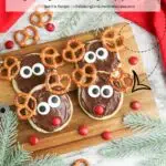 sugar cookies decorated as reindeers