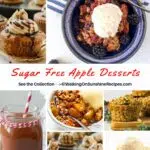 17 different apple recipes that are made with no added sugar.