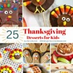 kids thanksgiving desserts