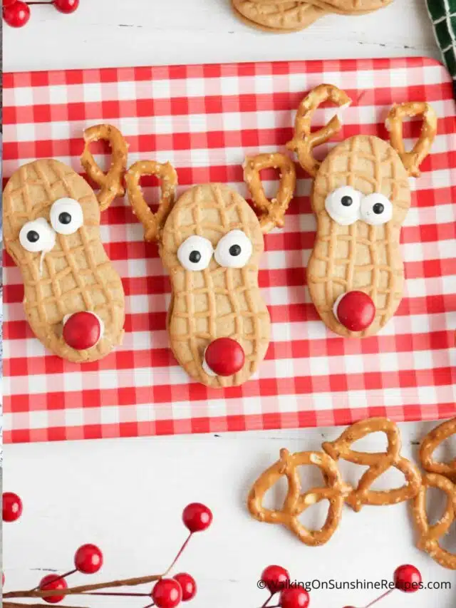 Nutter Butter Reindeer Cookies Story