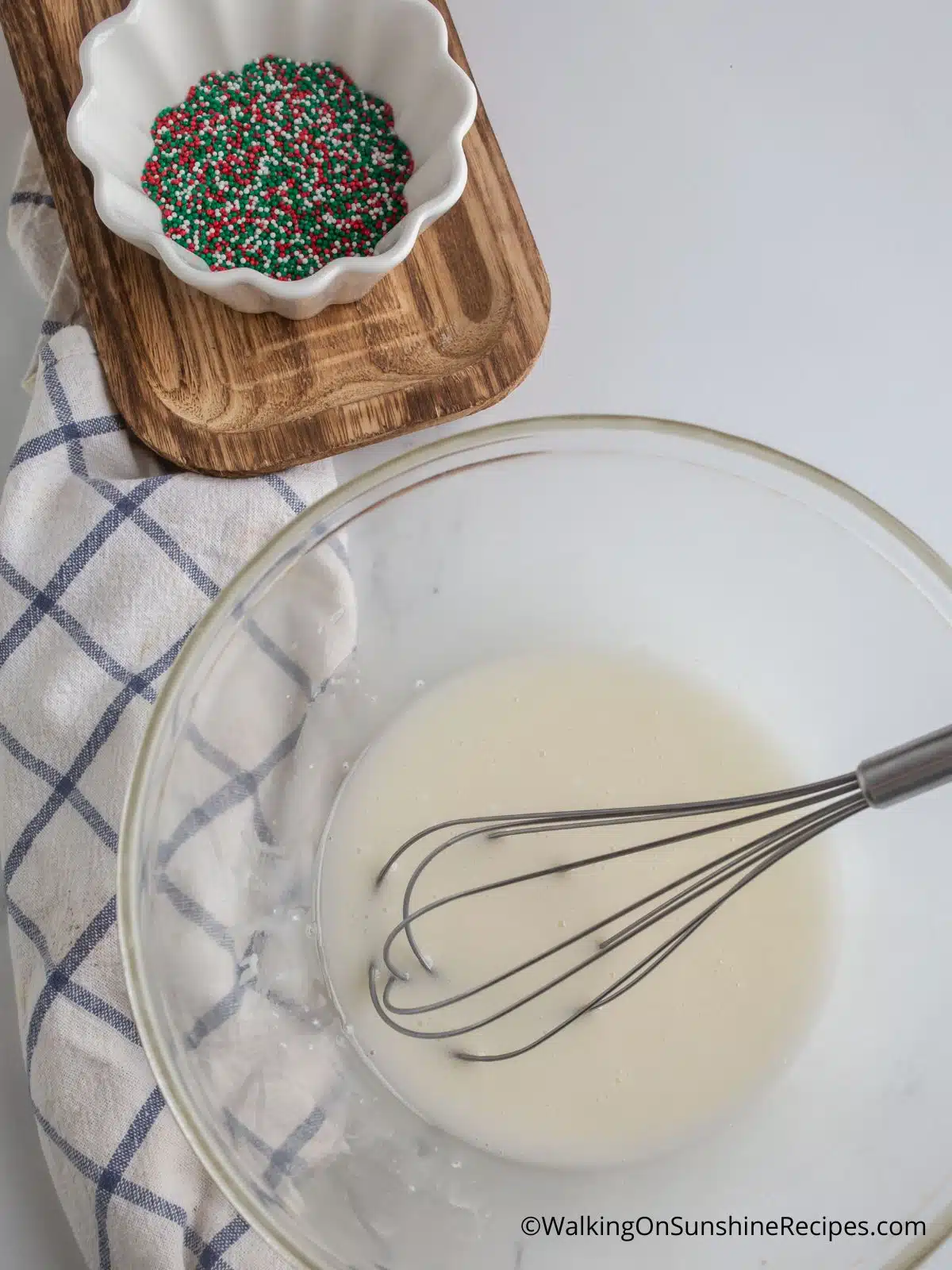 glaze for ricotta cookies.