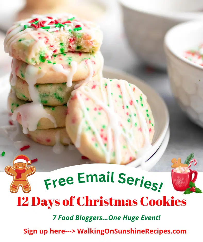 12 days of cookies email series.