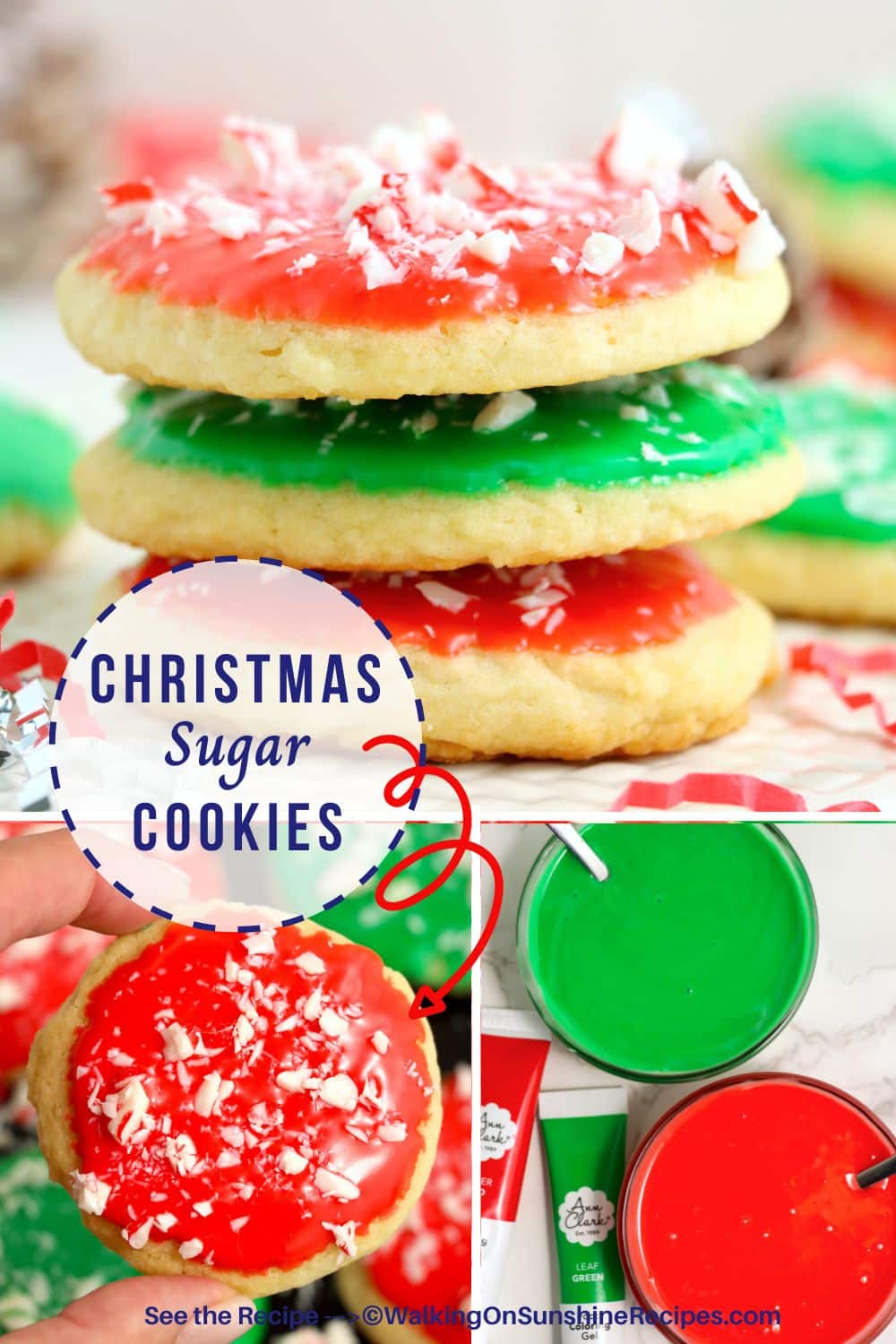 Sugar Christmas Cookies - Walking On Sunshine Recipes