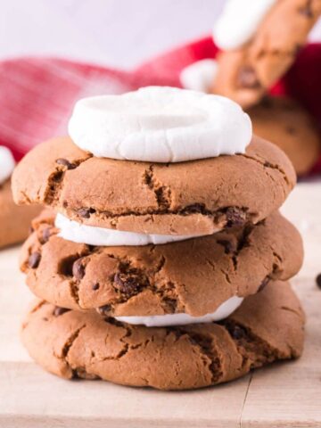chocolate marshmallow cookies.