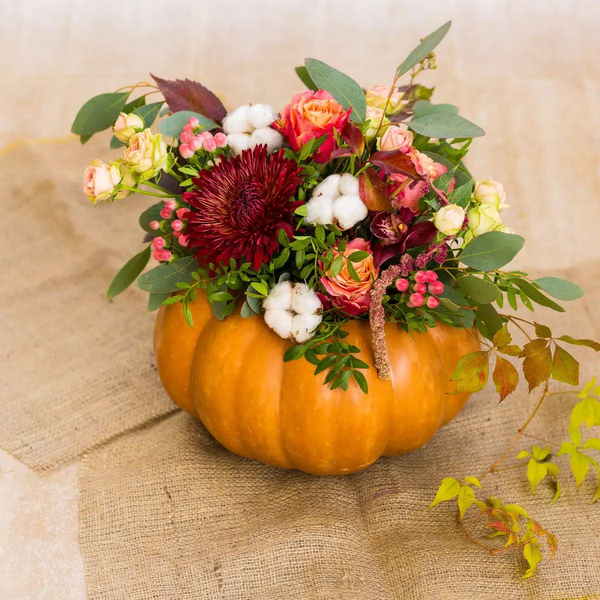 pumpkin centerpieces.