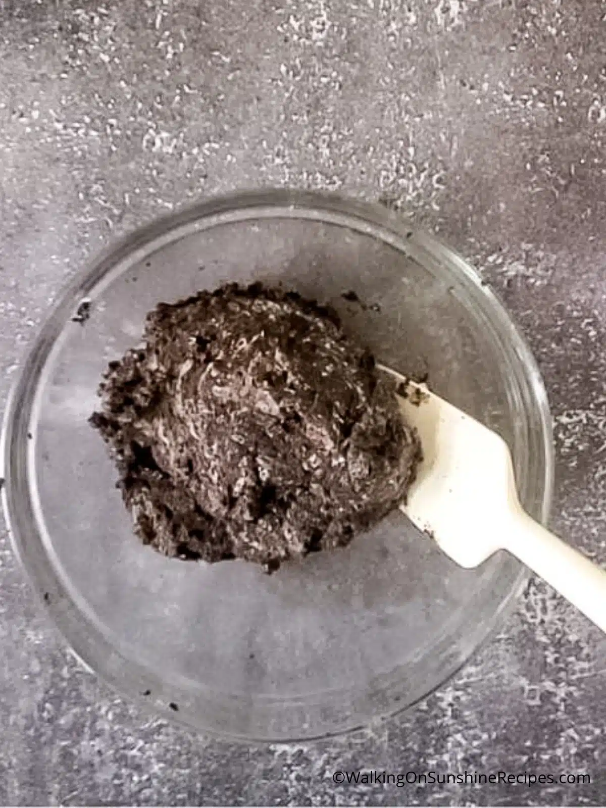 truffle mixture combined in bowl.