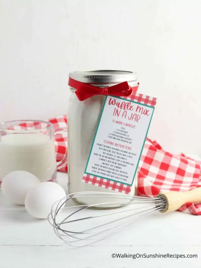 Waffle Mix in a Jar
