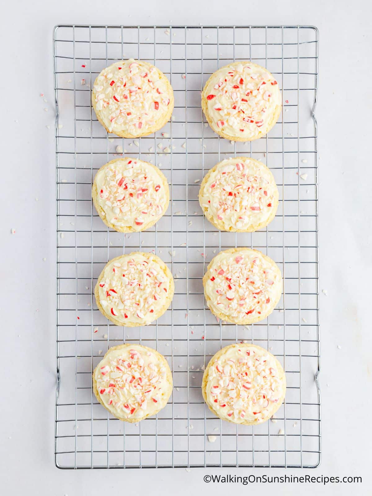 cake mix cookies frosted.