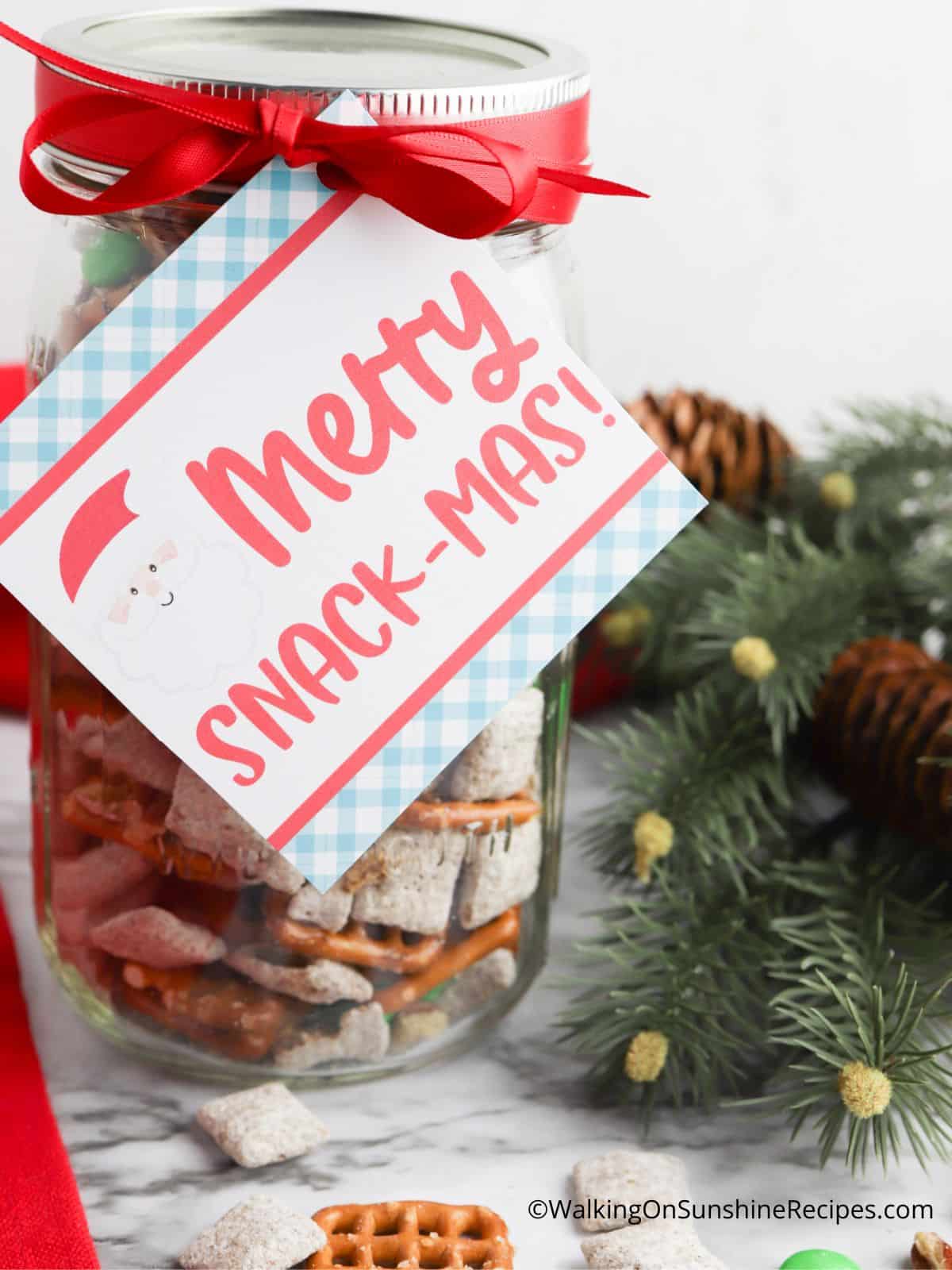 holiday snack mix.