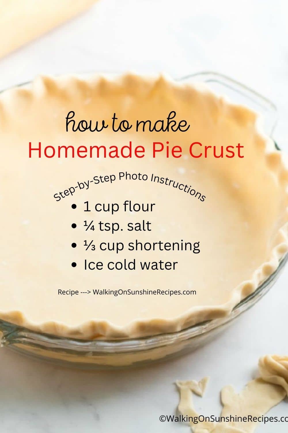 How to Make Pie Crust - Pie Crust Basics