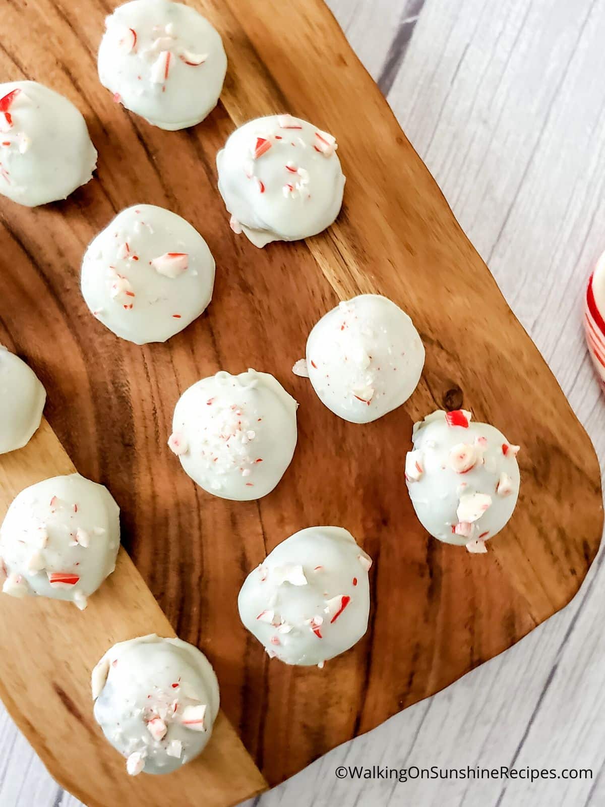 white chocolate Oreo truffles.