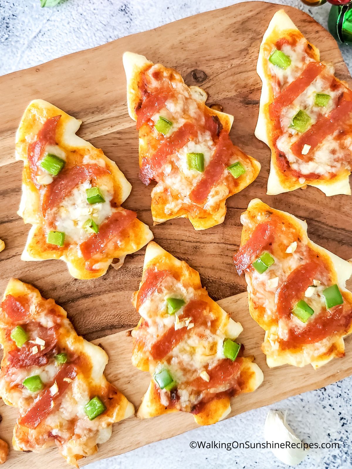 mini pizza bites appetizer.