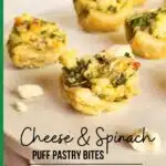 cheese puff pastry bites.